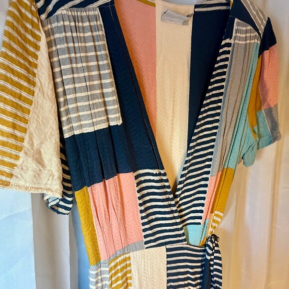 Anthropologie Positano Maxi Wrap Dress Large - Picture 7 of 9